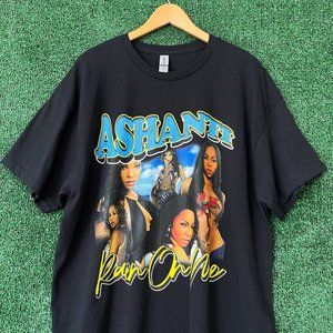 Vintage Style Ashanti Rain On Me Graphic shirt 90s 80s tee for fan men women